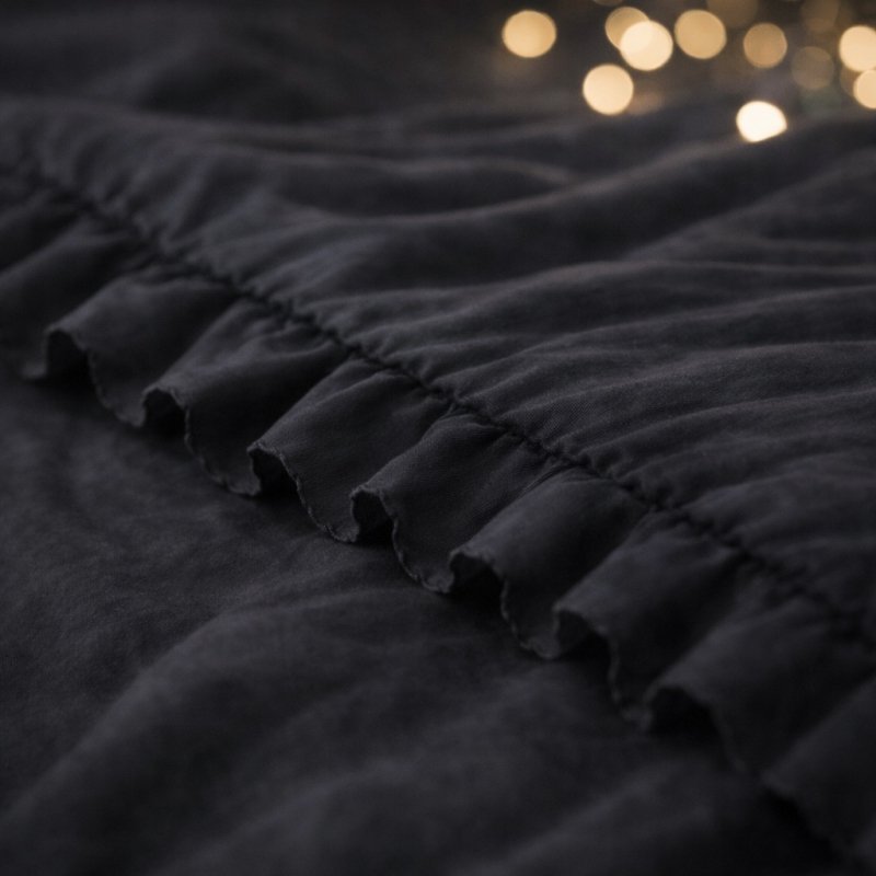 POŚCIEL 160x200 Z FALBANĄ KOMPLET 3 CZĘŚCIOWY MIKROFIBRA KOLORY DO WYBORU