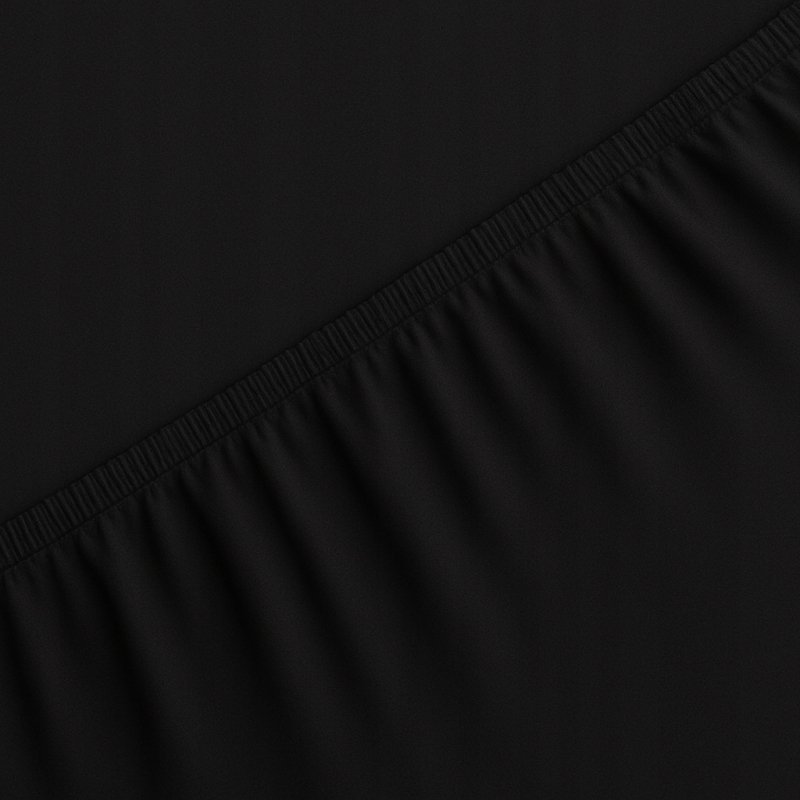 PRZEŚCIERADŁO Z GUMKĄ 180x200 CZARNY MATERAC ZAKŁADKA DO 25 CM