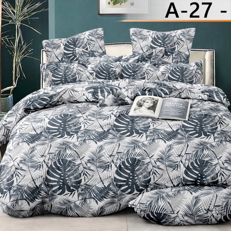 POŚCIEL 160x200 BAWEŁNA KOMPLET POŚCIELI BAWEŁNIANEJ + 2 POSZEWKI WZÓR A-27