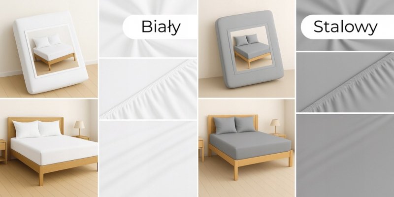 PRZEŚCIERADŁO Z GUMKĄ 200x220 MATERAC ZAKŁADKA DO 25 CM - RÓŻNE KOLORY (WYBIERZ)