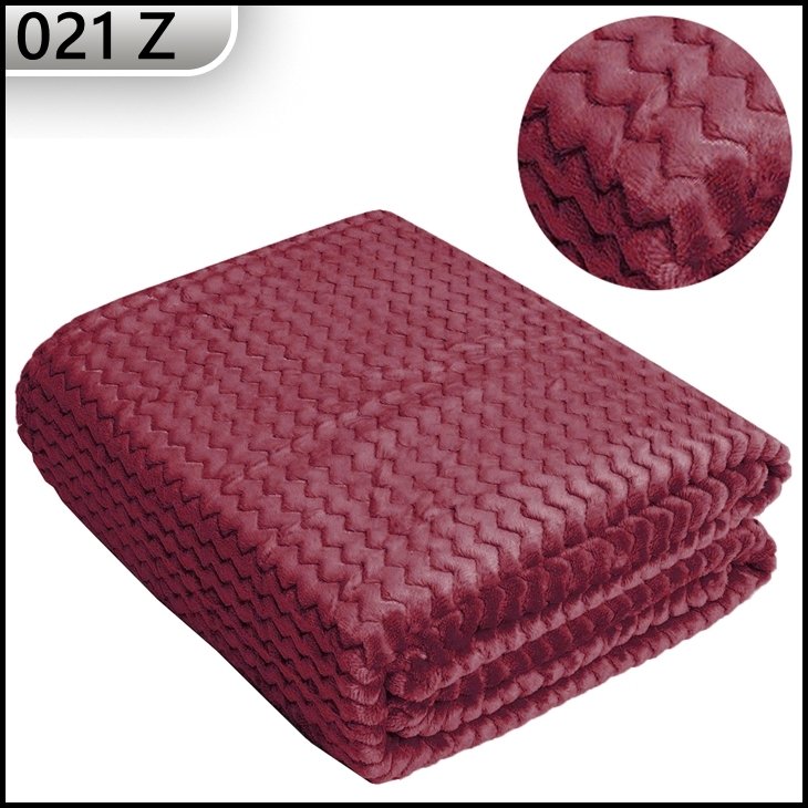 KOC Z MIKROFIBRY 200x220 NARZUTA  ZYGZAK