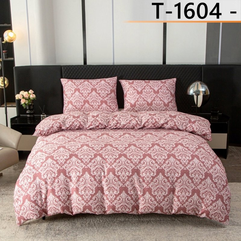 POŚCIEL 160x200 KOMPLET POŚCIELI + 2 POSZEWKI WZÓR T-1604