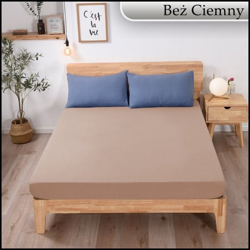 PRZEŚCIERADŁO JERSEY Z GUMKĄ 180x200 cm KWADRAT