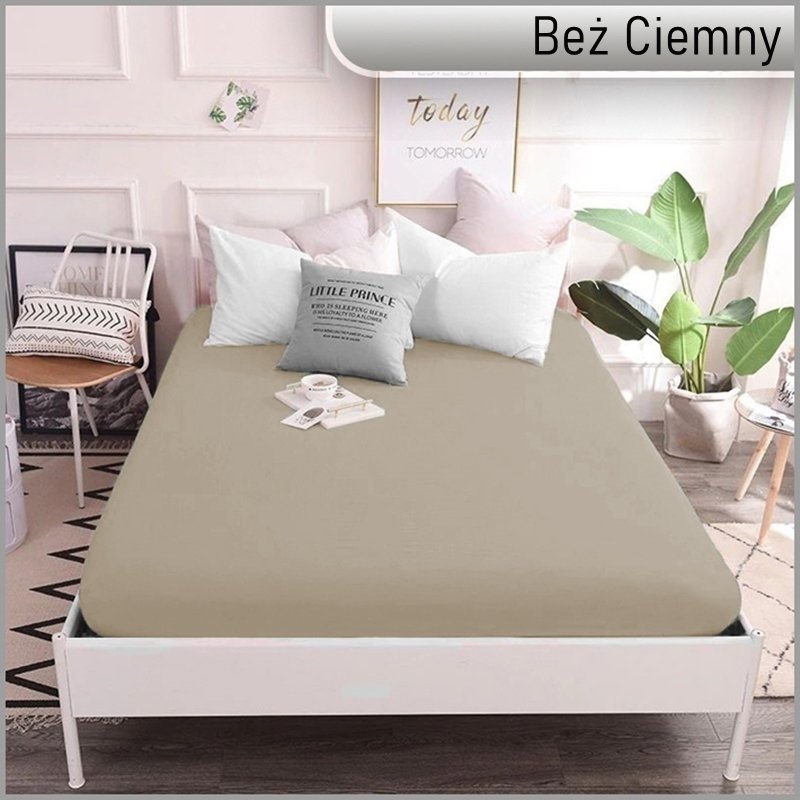 PRZEŚCIERADŁO Z GUMKĄ 140X200 BAWEŁNA SATYNOWA BT