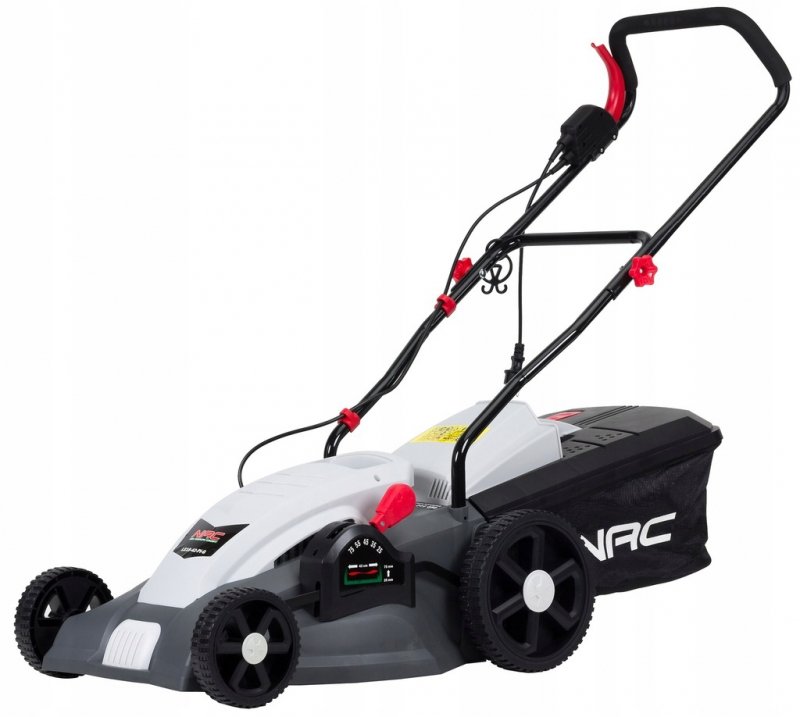 NAC Kosiarka elektryczna NAC 1800 W 42 cm z koszem 50 l z regulacją