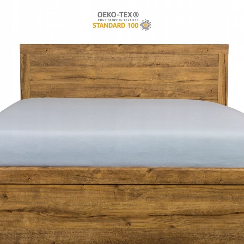 Prześcieradło Jersey z Gumką 200x220 Gruba Bawełna Bok 30 cm popielaty