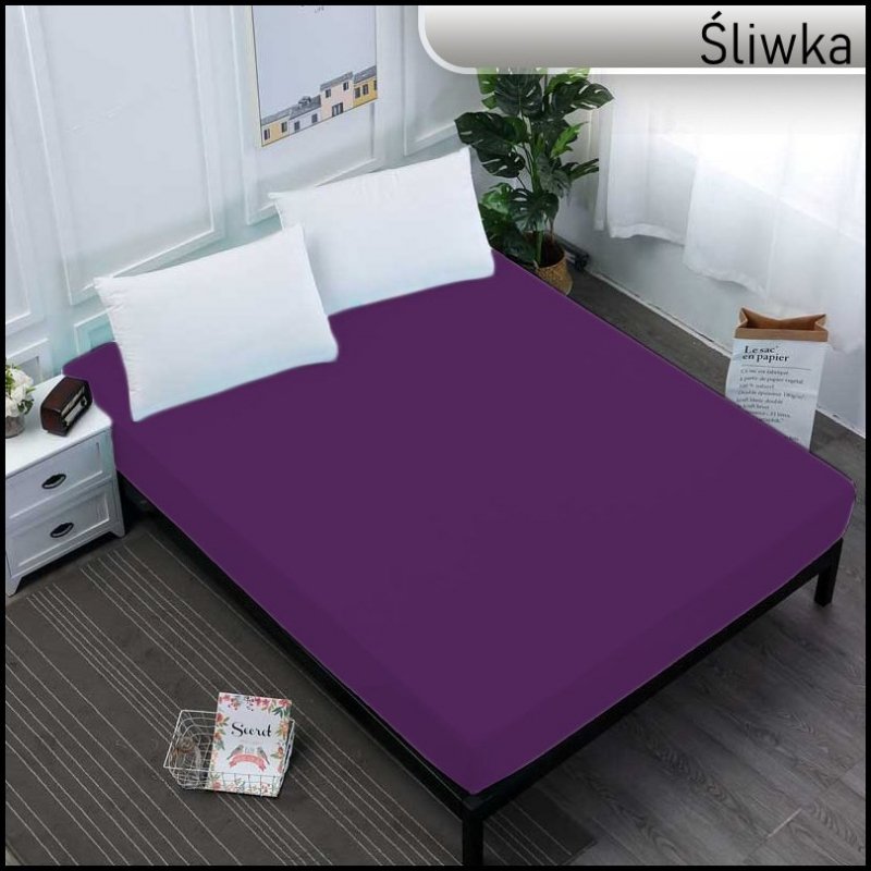 PRZEŚCIERADŁO JERSEY Z GUMKĄ 160x200 cm RULON