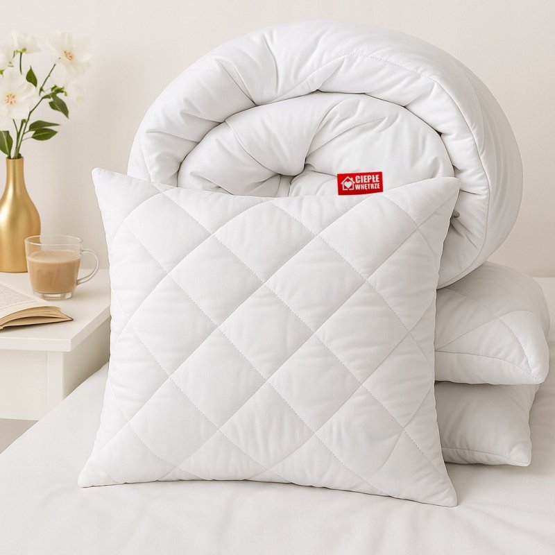 Gruba Poduszka 40x60 Mikrofibra z Zamkiem