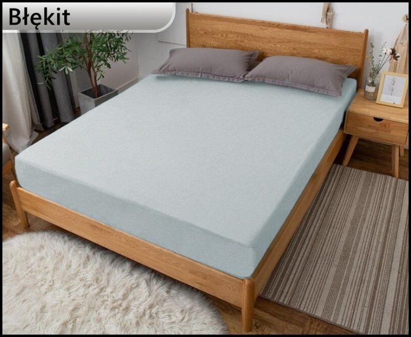 PRZEŚCIERADŁO FROTTE GRUBE Z GUMKĄ 70x140 cm