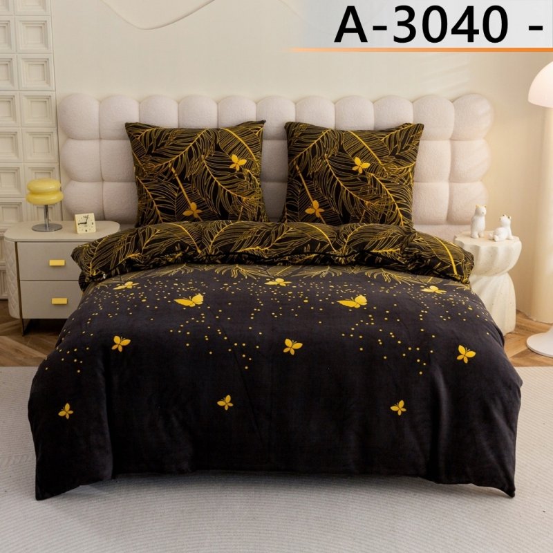 POŚCIEL 200x220 BAWEŁNA KOMPLET POŚCIELI BAWEŁNIANEJ + 2 POSZEWKI A-3040