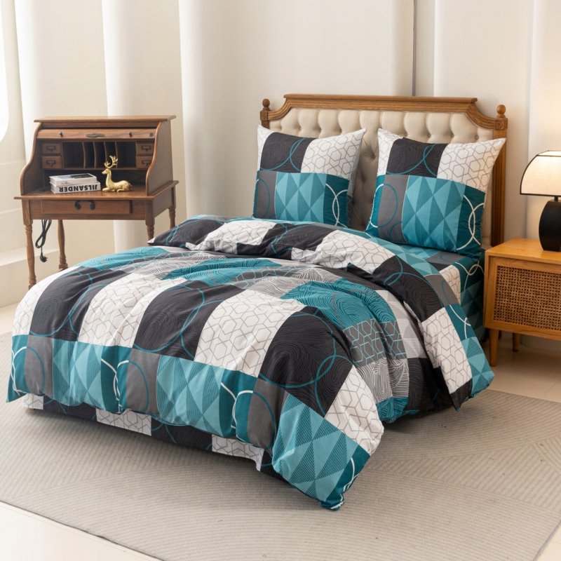 POŚCIEL 200x220 BAWEŁNA KOMPLET POŚCIELI BAWEŁNIANEJ + 2 POSZEWKI A-3055