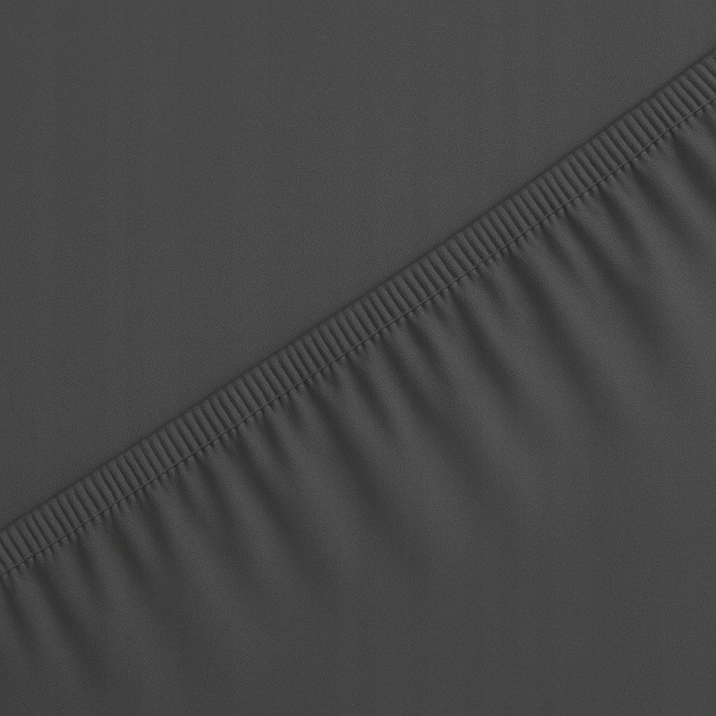 PRZEŚCIERADŁO Z GUMKĄ 180x200 GRAFIT MATERAC ZAKŁADKA DO 25 CM