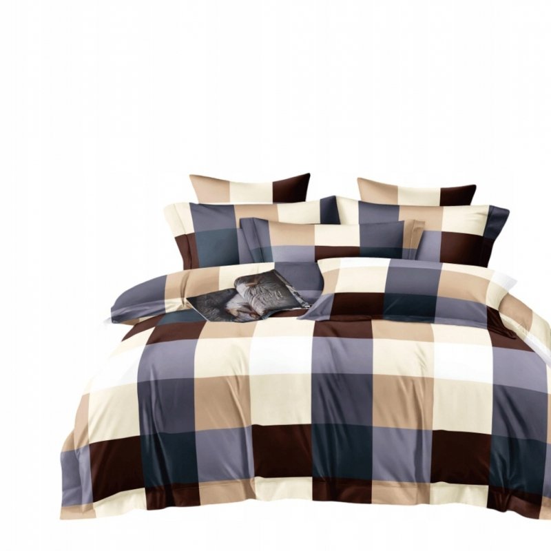 POŚCIEL 160x200 BAWEŁNA KOMPLET POŚCIELI + 2 POSZEWKI + PRZEŚCIERADŁO A-16