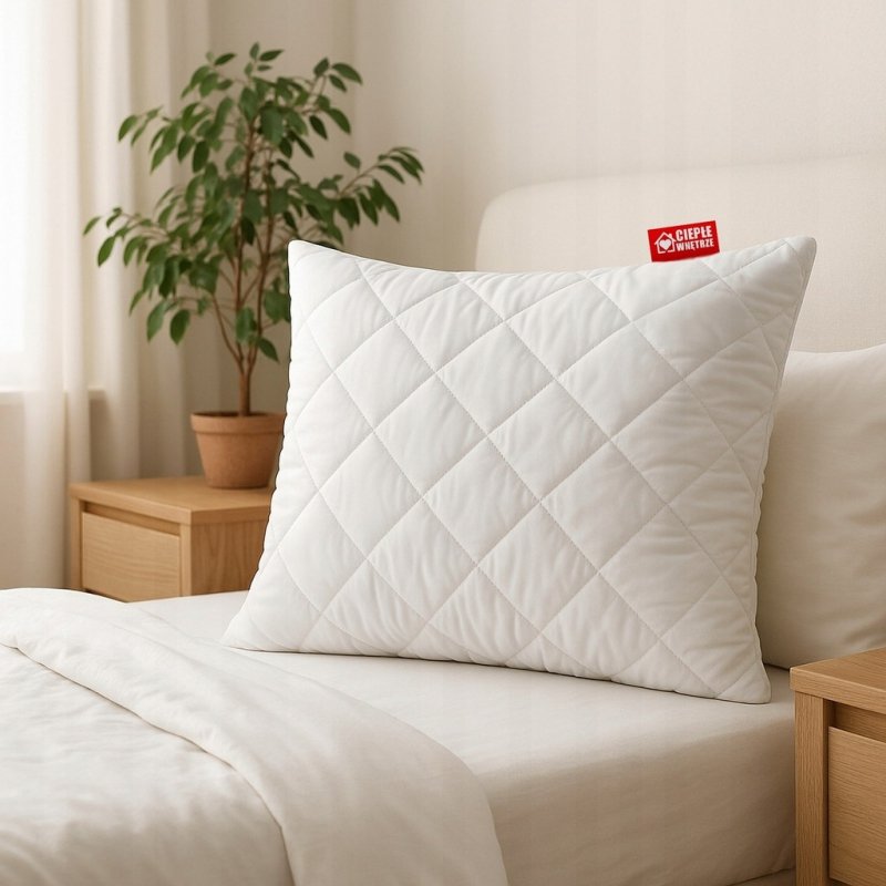 2x Gruba Poduszka 45x45 Mikrofibra z Zamkiem