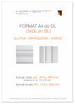 ulotka A4 składana do DL-Z/C, druk pełnokolorowy obustronny 4+4, na papierze kredowym, 130 g, 500 sztuk  