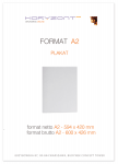 Szablon formatu A2 - netto / brutto. 420 x 594 mm. Plik pdf do pobrania.