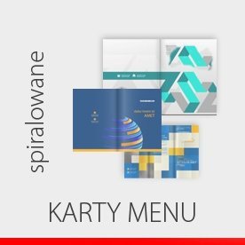 KARTY MENU SPIRALOWANE