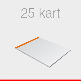 notesy 25 kart