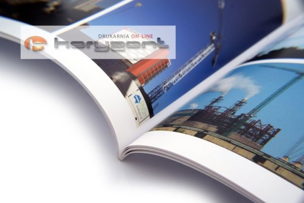 katalog A4, druk pełnokolorowy obustronny 4+4, na papierze kredowym, kreda 170 g, 12 str., 500 sztuk