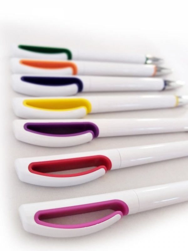 długopis SLUM COLOR do nadruku, nadruk Pantone z palety do wyboru 1+0 - 500 sztuk