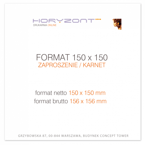 ulotka 150 x 150 mm, wysyłka ten sam dzień - druk pełnokolorowy obustronny 4+4, na papierze kredowym, 130 g, tryb ekspres 2500 sztuk 	