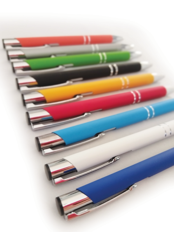 długopis SLUM COLOR do nadruku, nadruk Pantone z palety do wyboru 1+0 - 1000 sztuk