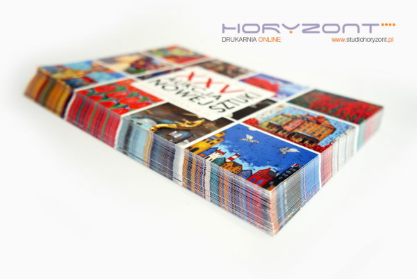 ulotka A4, druk pełnokolorowy obustronny 4+4, na papierze kredowym, 250 g, 350 sztuk