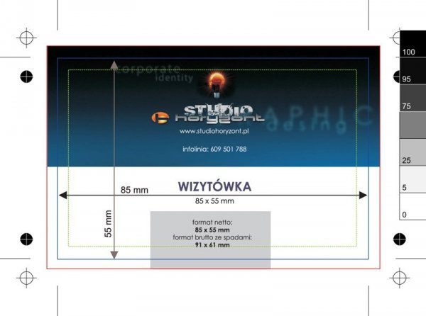 wizytówki foliowane błysk, druk dwustronny, ekspres 1 dzień, papier kredowy 350 g mat, 200 sztuk