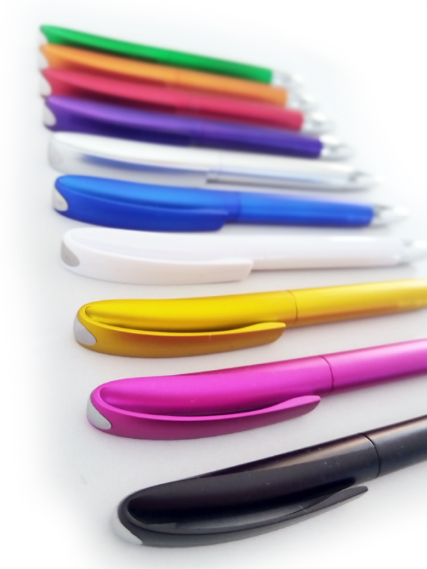 długopis SLUM COLOR do nadruku, nadruk Pantone z palety do wyboru 1+0 - 1000 sztuk