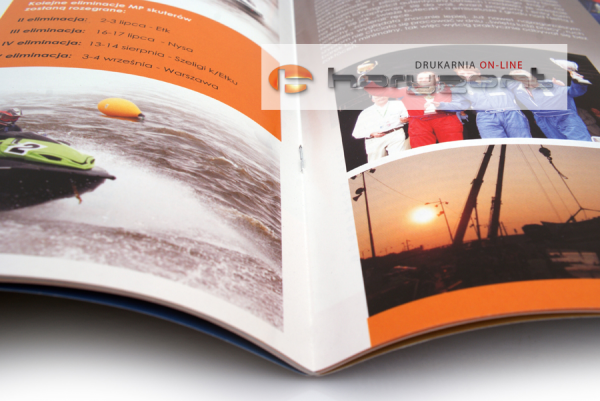 katalog 210 x 210 mm, druk pełnokolorowy obustronny 4+4, na papierze kredowym, kreda 170 g, 20 str., 200 sztuk