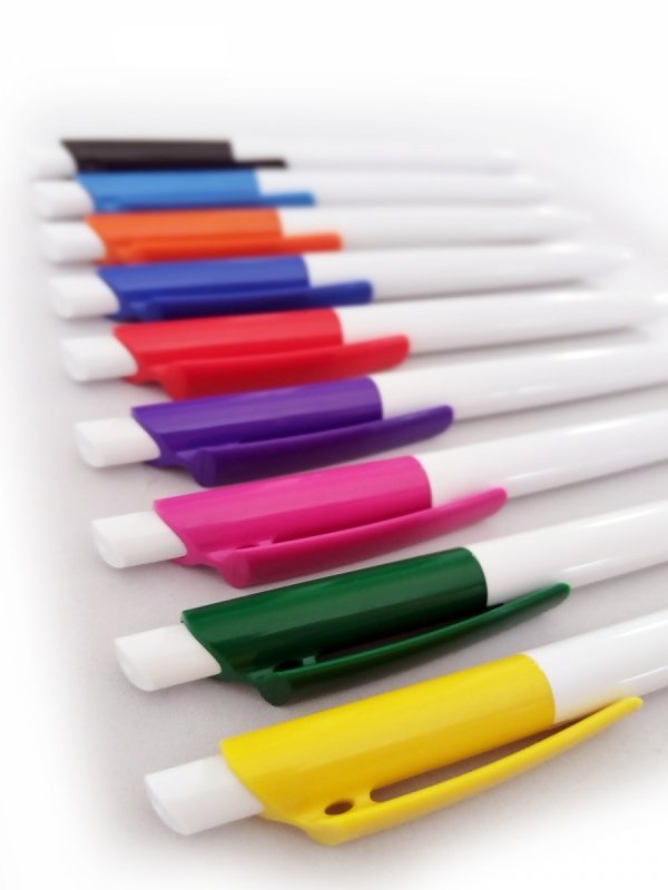 długopis SLUM COLOR do nadruku, nadruk Pantone z palety do wyboru 1+0 - 500 sztuk