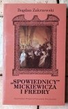 Bogdan Zakrzewski  Spowiednicy Mickiewicza i Fredry - okładka