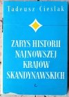 Tadeusz Cieślak Zarys historii najnowszej krajów skandynawskich - okładka