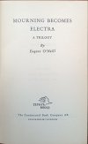 Eugene O'Neill • Mourning Becomes Electra. A Trilogy