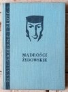 Mądrości żydowskie [Myśli srebrne i złote] [Szymon Kobyliński] - okładka