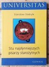 Stanisław Stabryła Stu najsłynniejszych pisarzy starożytnych - okładka