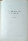 Jacques Heurgon Życie codzienne Etrusków - strona tytułowa