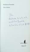 Waldemar Bawołek Echo słońca [dedykacja autorska]