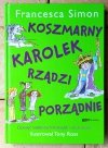 Francesca Simon  Koszmarny Karolek x 3 | TWARDA OPRAWA - okładka