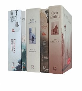 Carlos Zafon x5 Cmentarz Zapomnianych Książek [komplet] + Miasto z mgły 