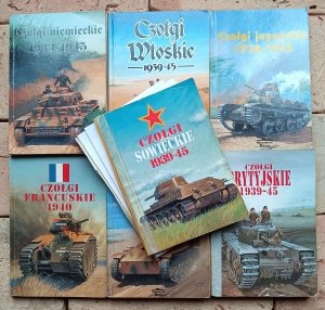 Czołgi 1939+ x7 Sowieckie Brytyjskie Francuskie i inne | komplet