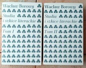 Wacław Borowy • Studia i szkice literackie | komplet