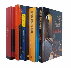 Arturo Perez-Reverte • 5 powieści: Batalista - Cmentarzysko Bezimiennych Statków - Oblężenie i inne [komplet]