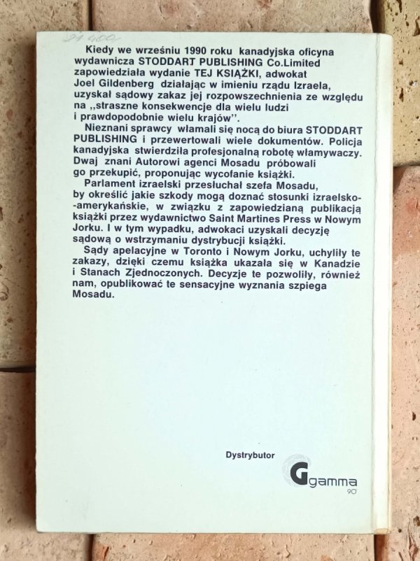 Claire Hoy, Victor Ostrowsky - Wyznania szpiega  Z tajemnic izraelskiego wywiadu | Mossad