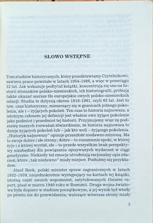 Marian Wojciechowski - Okiem historyka | Warszawa Berlin Bonn 1918-1981