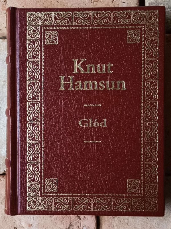 Knut Hamsun  Głód [zdobiona oprawa] [Nobel 1920] - okładka
