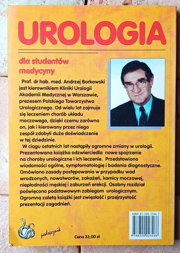 Andrzej Borkowski Urologia - okładka