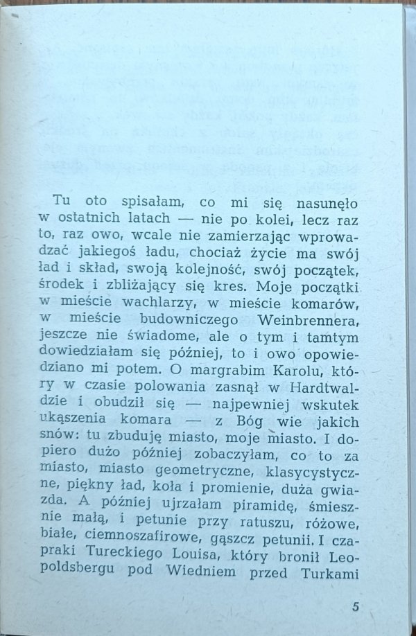 Marie Luise Kaschnitz • Miejsca 