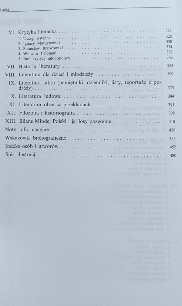 Artur Hutnikiewicz - Młoda Polska