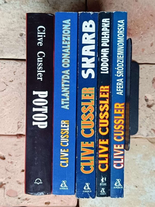 Clive Cussler x5 Potop - Skarb - Atlantyda i inne | komplet